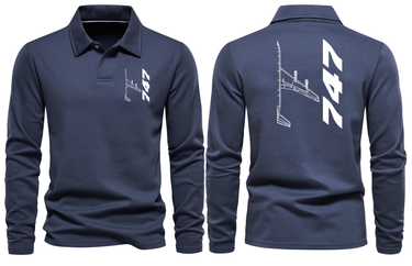BOEING 747 LONG SLEEVE POLO